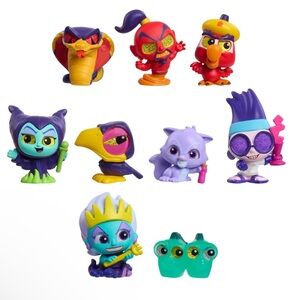 New Disney Doorables Colorful Villains Collection Peek Set - 9 pk